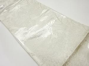 リサイクル　秋草模様織出し袋帯